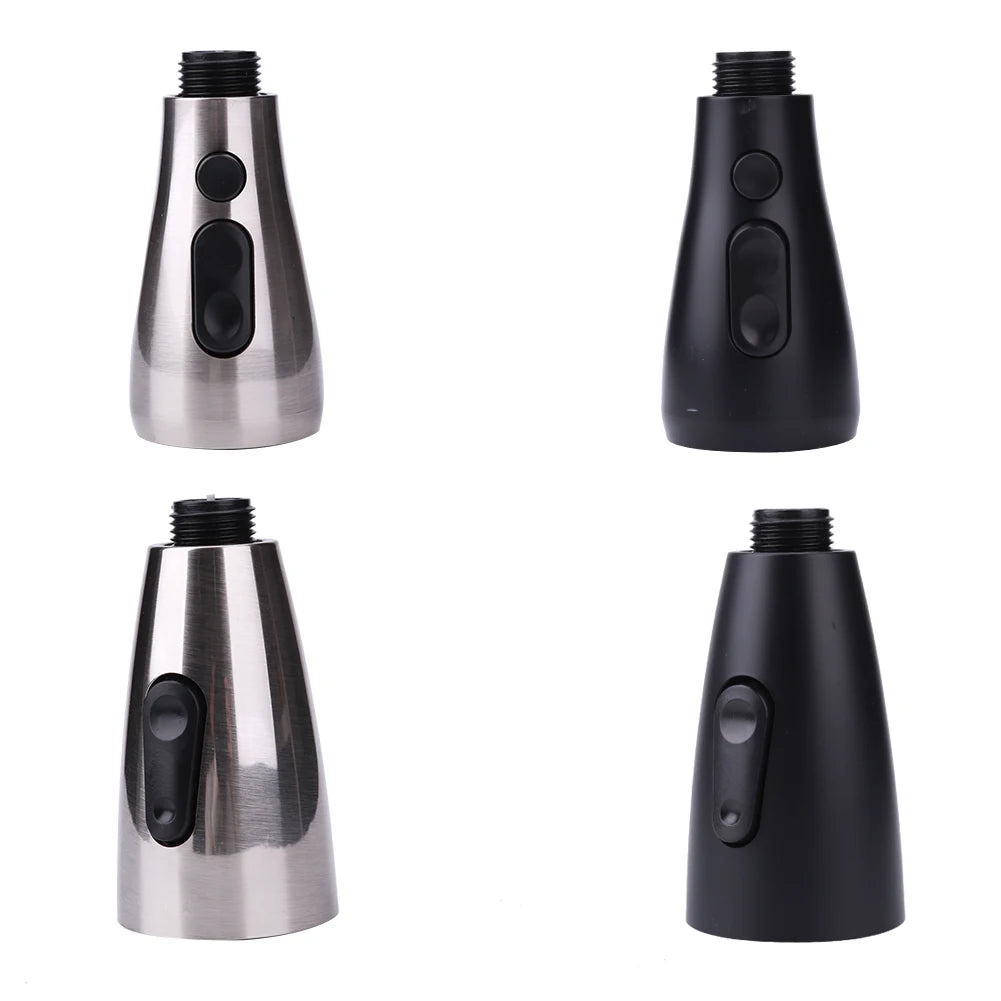 Stainless Steel 360 Degree Rotating Kitchen Bathroom Faucet Head 2Modes Adjustable Sink Basin Filter Tap Pull-Out Nozzle Sprayer