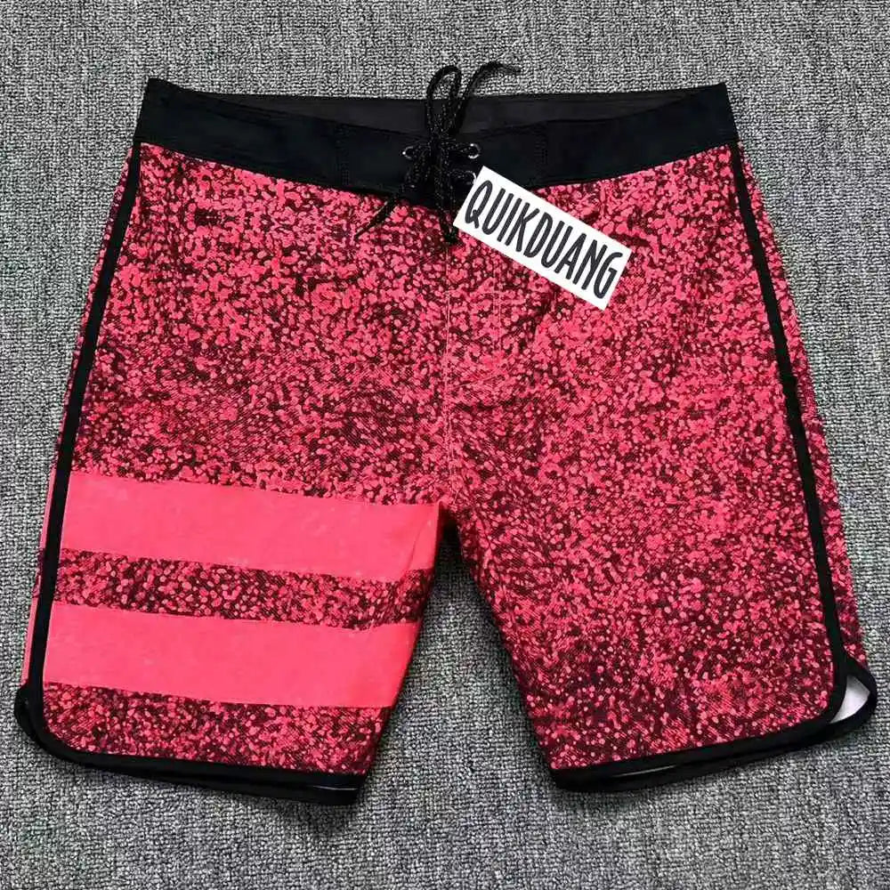 New Fashion Men's Waterproof Stretch Surf Pants Quick-Dry Bermuda Boardshorts Casual Spandex Swimming Trunks Beach Shorts T04