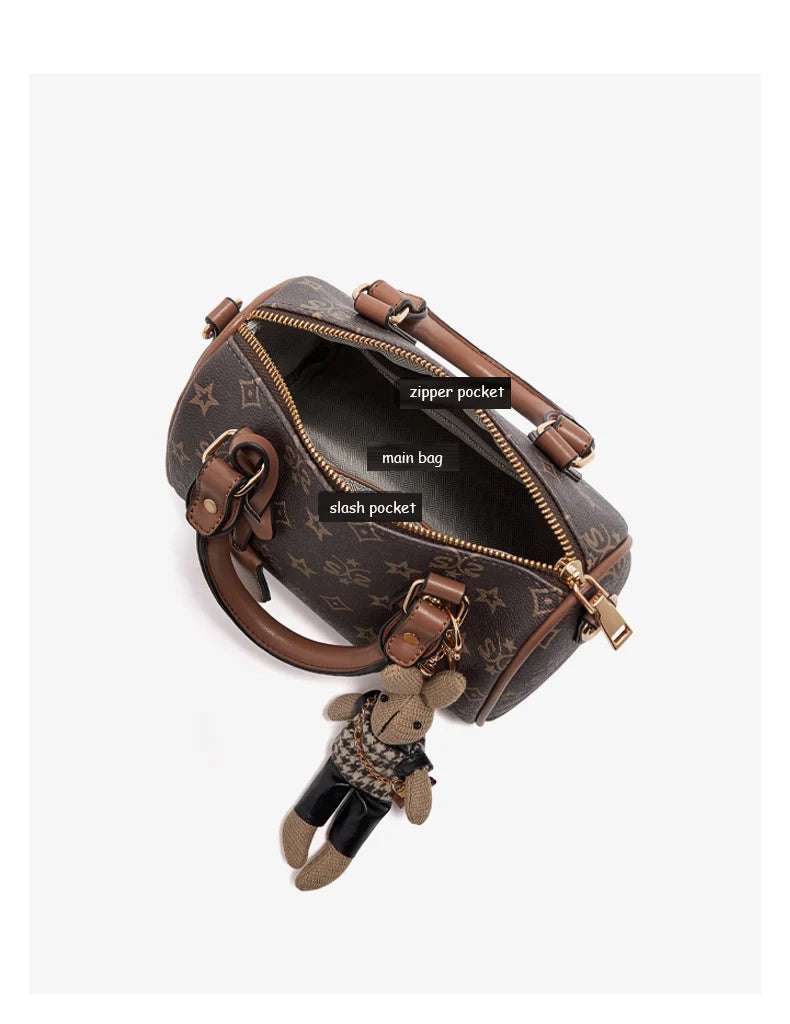 FOXER Vintage 2026 Women's Shoulder Handbag Fashion Large Pillow Bag Female Crossbody Bag for Daily & Commute Use