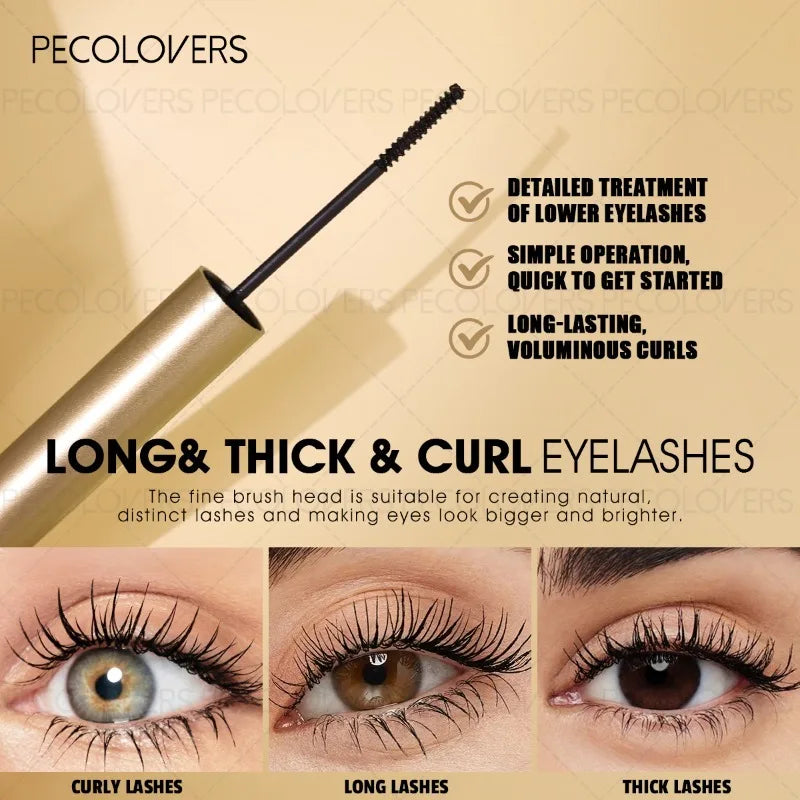 1PC Eye Mascara, Natural Enlargement of Eyes, Waterproof and Sweat-proof, Black, Eyelash Base, Eye Cosmetics