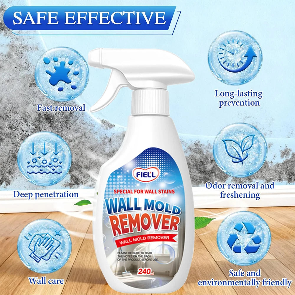 Wall Cleaner Spray Highly Effective Spray  Cleaning Solution Dirt Dust Stain Remover for Wood Tile Fabric Bathrooms Kitchens