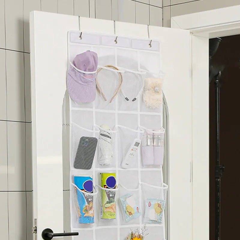 Wall Hanging Shoe Storage Organizer Bag Shoes Rack Over The Door Fabric Cabinet Closet Organizer For Shoes Clothes Storage Bag