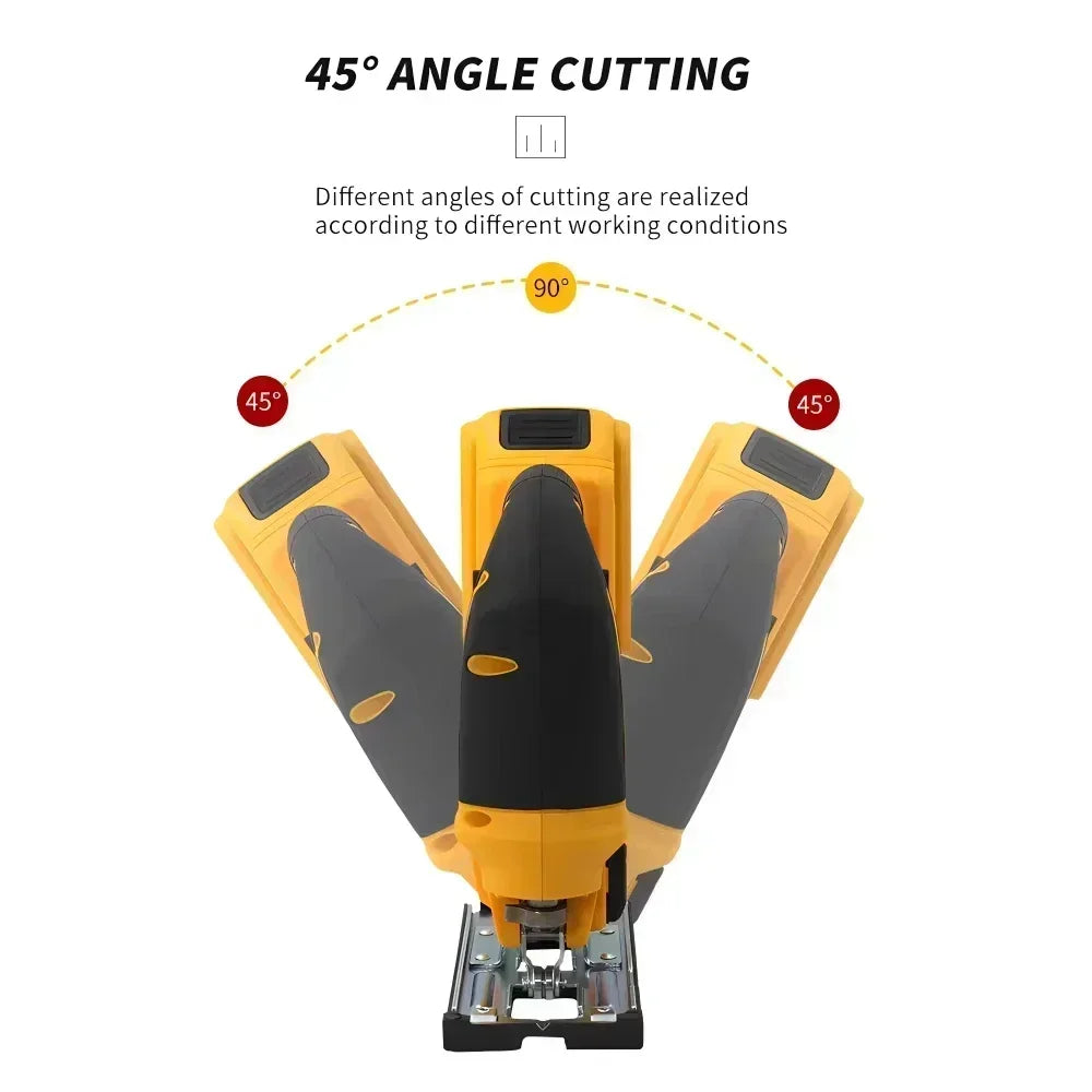 DewaltBrushless Curve Saw 20V Cordless Electric Jig Saw Portable Multifunction Adjustable Woodworking Power Tool