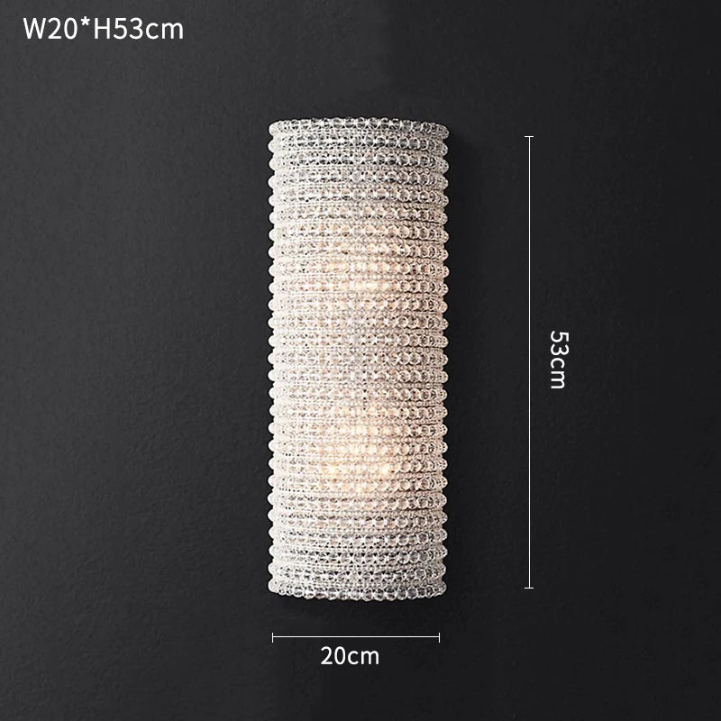 American Luxury Loft Led Chandelier Modern Living Room Pendant Lights K9 Crystal Suspend Lamp Home Decor Indoor  Lustre Fixtures