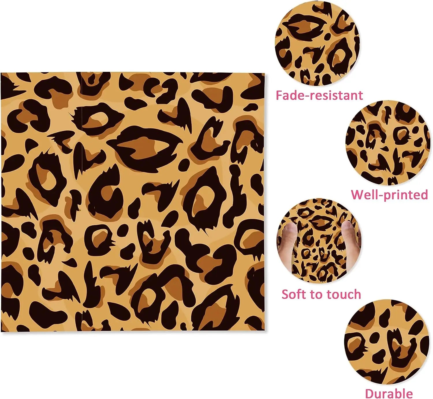 Woodland Animal Print Tablecloth Disposable Plates Napkins Cups Kids Jungle Safari Birthday Party Table Decoration & Accessories