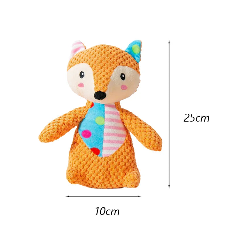 Cute Animals Plush Pet Toys for Small Dogs Squeaky Puppy Dog Chew Toy Clean Teeth mascotas Accessories Stuffed Shih Tzu Products