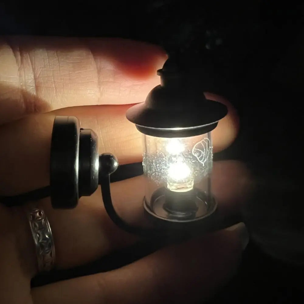 Dollhouse Light 1:12 Scale Floor/Ceiling/Wall Lamp Miniature Retro Chandelier Doll Accessories Scene Model Mini Furniture Gift