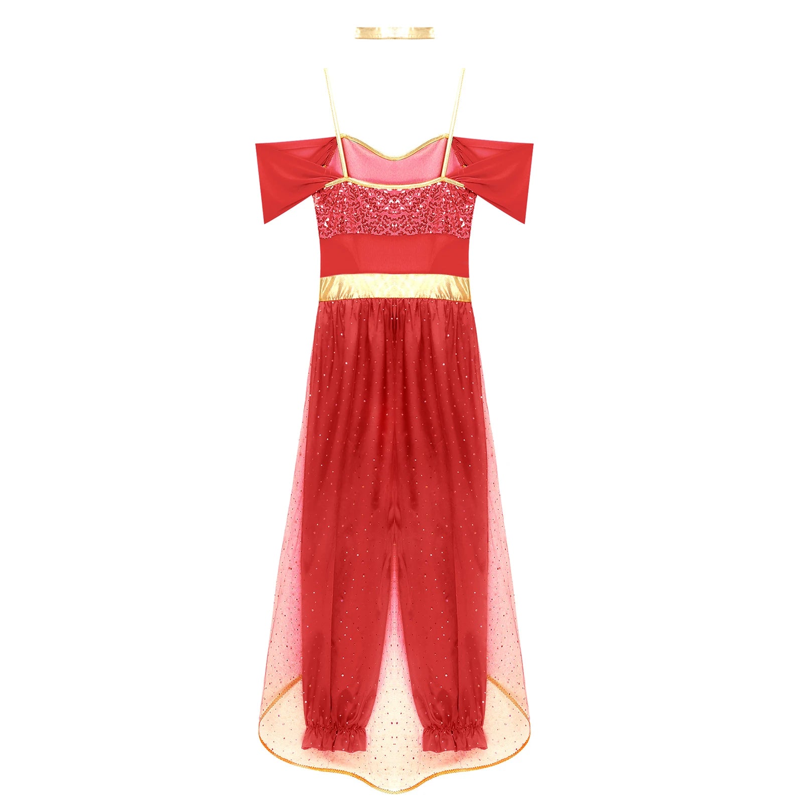 Festival Arabian Princess Costumes Indian Dance Embroider Bollywood Jasmines Costume Party Halloween Cosplay Jasmines Outfit