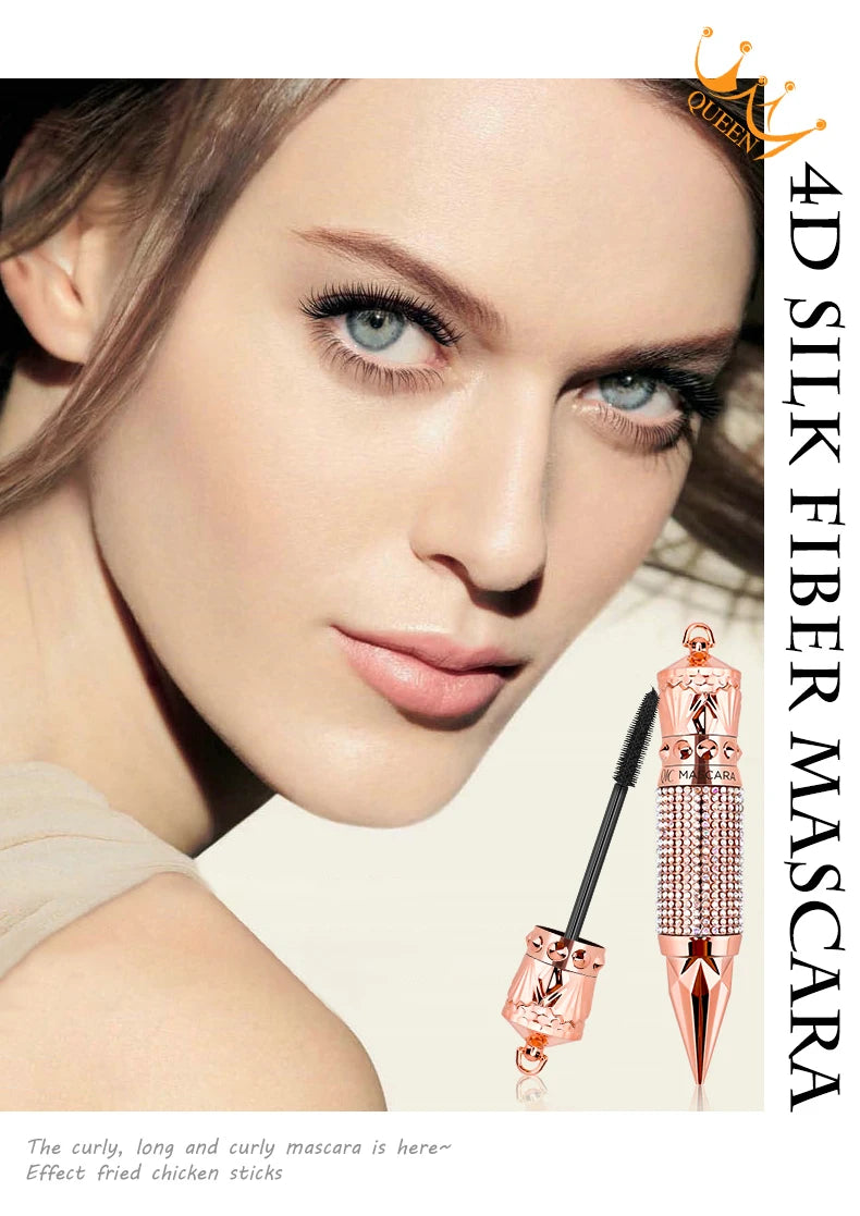 QIC Mascara with Large Brush Head, Easy to Apply, Non-Clumping, Non-Fading