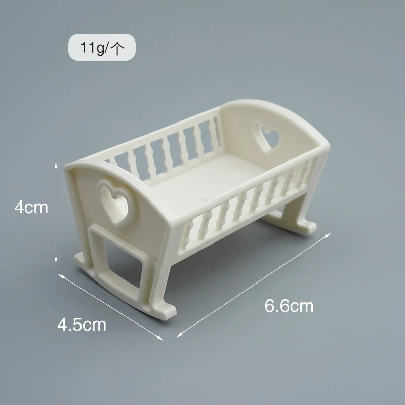Dollhouse Wooden Horse Rocking Horse 1:12 Dollhouse Ornaments Mini Wooden Horse Model Fairy Garden Doll Decorative Accessories