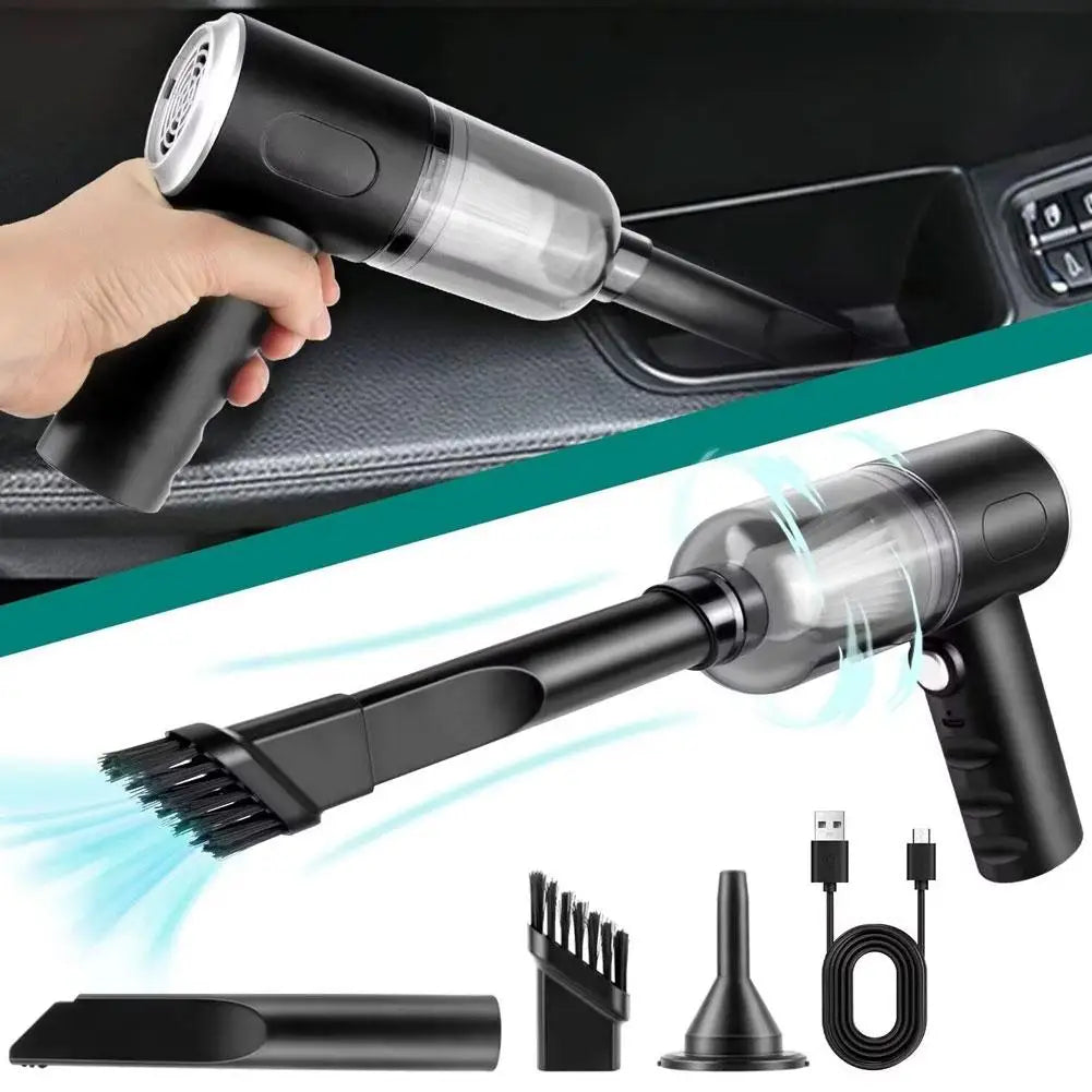 Car Vacuum Cleaner Portable Small Vacuum Cleaner For Multi Purpose Vehicles Small Household Pump Handheld Car Vacuum Cleaner