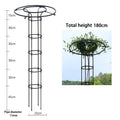 Garden Trellis Umbrella Tower Plant Trellis For Climbing Plants Trellis Support DIY Climbing Trellis Flower Pots Supports