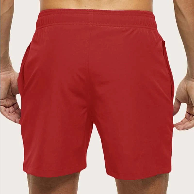 Men's Swim Trunks Summer Swimming Board Shorts Quick Dry Beach Shorts with Side Pockets and Mesh Lining Swimwear Bathing Suit