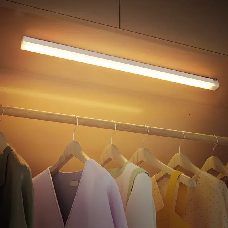 Cabinet Light Led Lights Kitchen Decoration Corridor Lamps Lamp Charge Motion Sensor Wireless Portable PIR Wardrobe USB Indoor