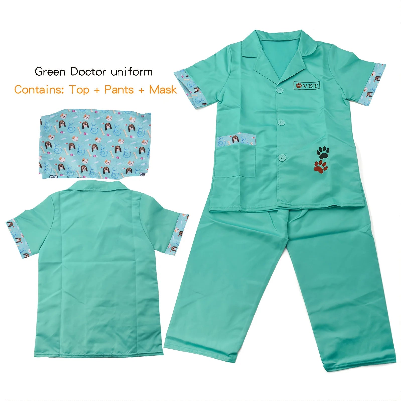 Children'S Veterinary Clothing, Kindergarten Professional Role-Playing Performance Costumes, Home Play Performance Costumes