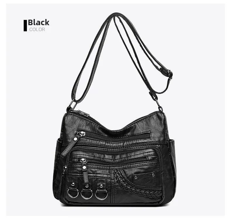 2026 New Ladies Soft Leather Bags High Quality Purses and Handbags Famous Designer Crossbody Shoulder Bag for Women Sac A Main