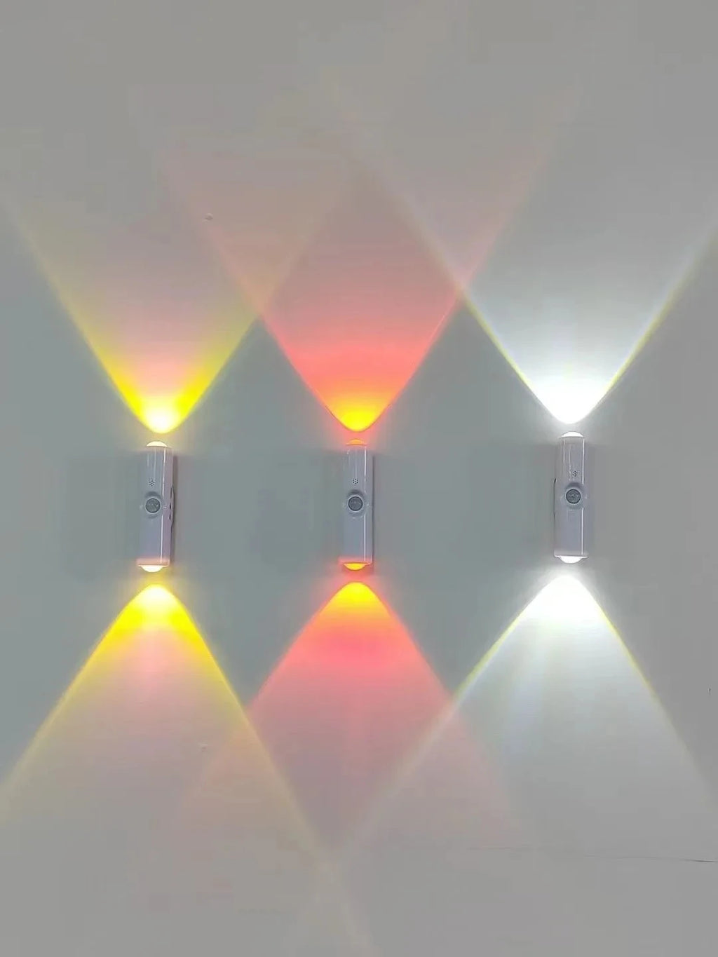 Smart RGB Gradient Night Light Wall Lamp for Bedroom Bathroom Magnetic Motion Sensor Rechargeable Closet Garden Home Decor
