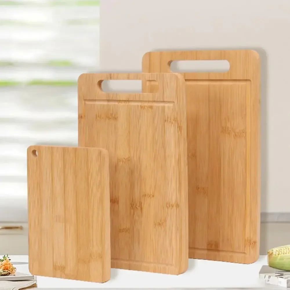 Wooden Cutting Board Kitchen Cutting Board for Meat Totally Bamboo Food Cutting Table Thickened Fruit Vegetables Chopping Panel