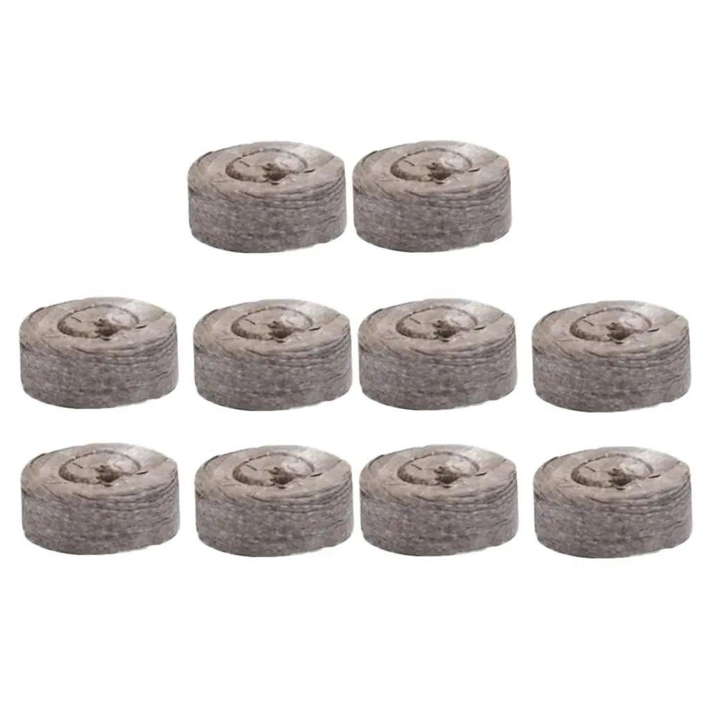 10 Pieces Seed Starting Plugs Pallet, Seedling Soil Block, Seed Fertilizer Plant Starter Pellets, Seedling Soil Blocks