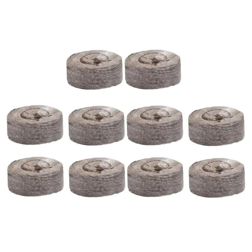 10 Pieces Seed Starting Plugs Pallet, Seedling Soil Block, Seed Fertilizer Plant Starter Pellets, Seedling Soil Blocks