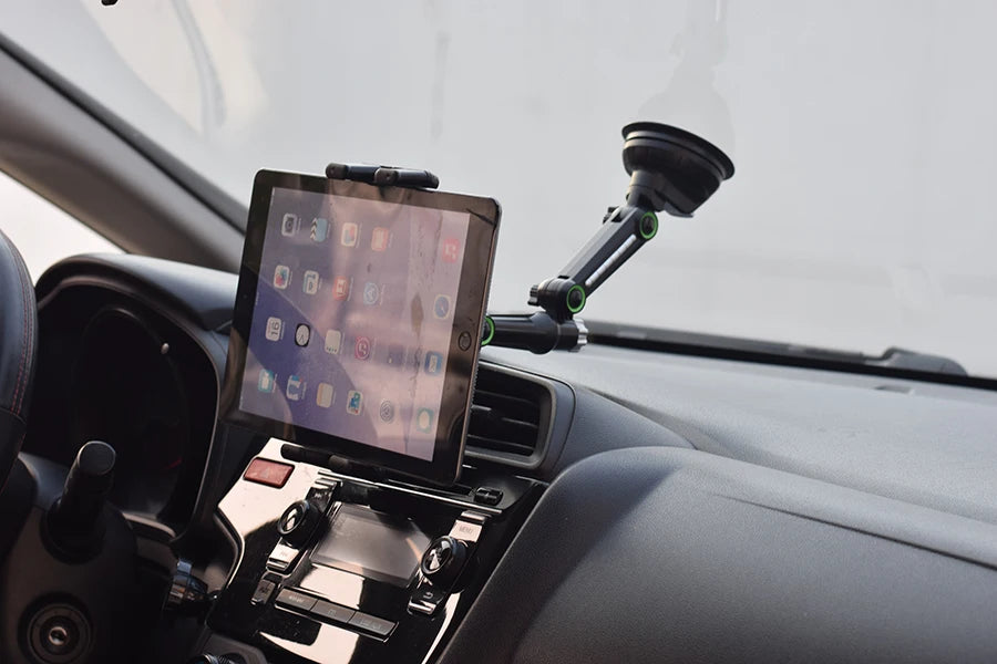 Dashboard Tablet Holder for Car Suction Car Mount with for All 7"-15" Pad Tablet and 4" - 7"Folding Screen/Straight Panel Phone