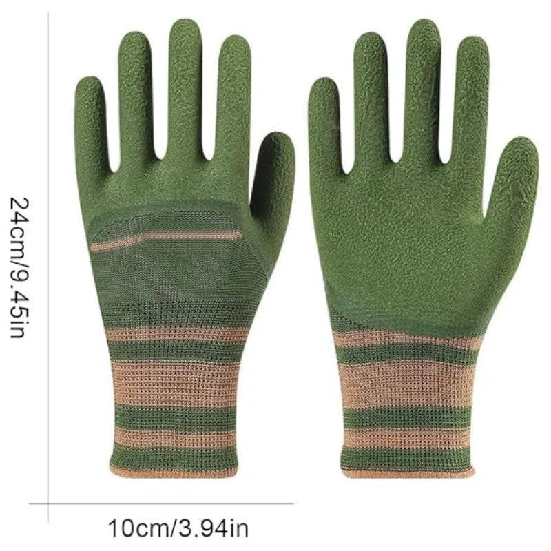 Wear-resistant Gardening Gloves Breathable Design Easy-care Non-slip Protective Gear For Vegetable Flower Plant Gardening Glove