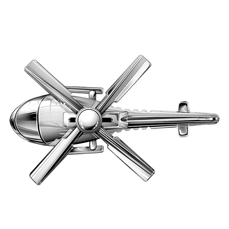 Car Air Freshener Mini Helicopter Rotating Aromatherapy Purifie Odors Car Perfume Essential Oil Diffuser Car Vent Aromatherapy