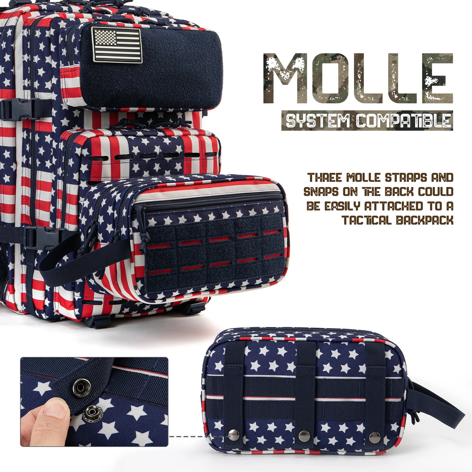 Tactical Toiletry Bag For Men Hygiene Bag Tool Molle Pouches Small Dopp Kit Mens Shaving Kit Travel shower Bag