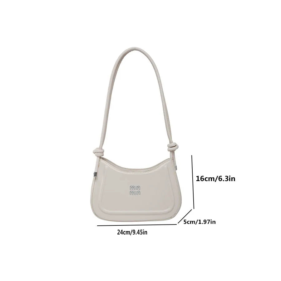 Korean style fashion niche women's crescent bag 2025 autumn new handbag, high-end multifunctional crossbody bag shoulder bag