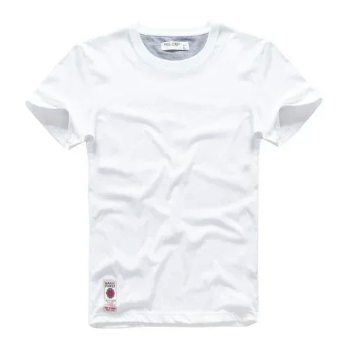 Men's T-shirt Men's clothing Causal Cotton Basic Tshirt Male streetwear Short sleeve tee Man Y2k Tops Oversized Graphic T-shirts