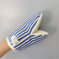 Household Insulated Gloves Microwave Anti-scald Gloves Thicken Striped Baking High Temperature Resistant Gloves Kitchen Tools