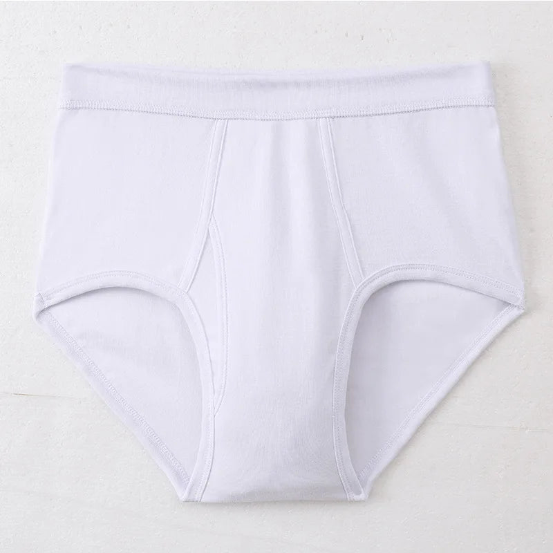 Men's Briefs Sexy Underwear Men 100%Cotton Soft Underpants Comfortable Solid Panties Male High Waist Breathable Underwear Cuecas
