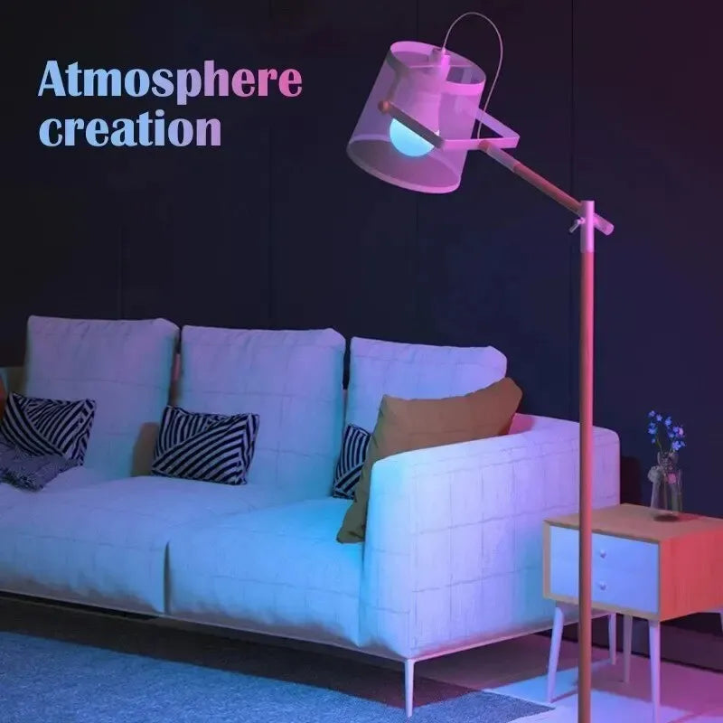 E27 RGB LED Light Bulb 220V Multicolor White Color Changing Lamp with IR Remote Control for Bedroom Party Home Decor