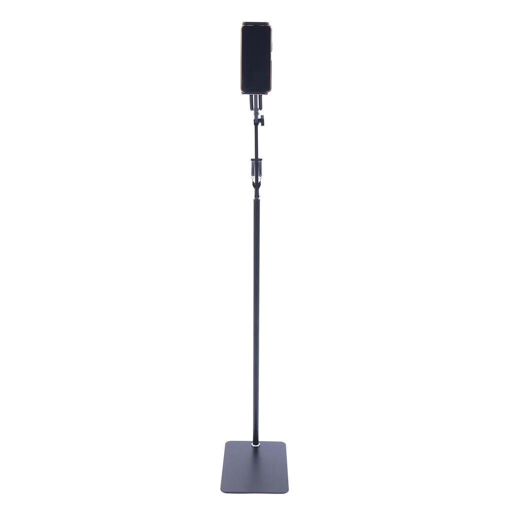 360° Tablet Floor Stand Floor Standing Mobile Phone Holder Tripod Stand Rotating Mount Height Adjustable