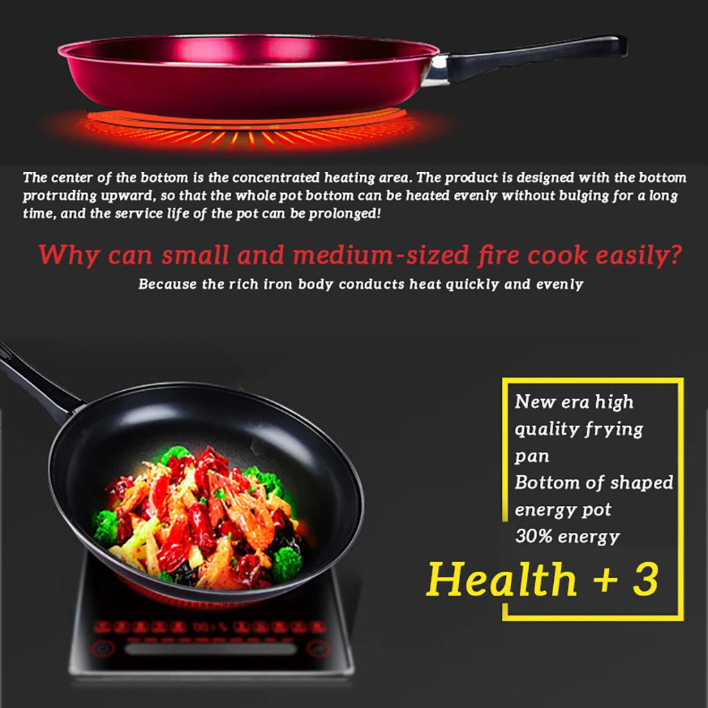 Pan Frying Egg Skillet Pot Mini Cooking Omelette Pans Nonstick Non Iron Stick Saucepan Fry Omelet Cast Pancake Pots 20/25/30CM