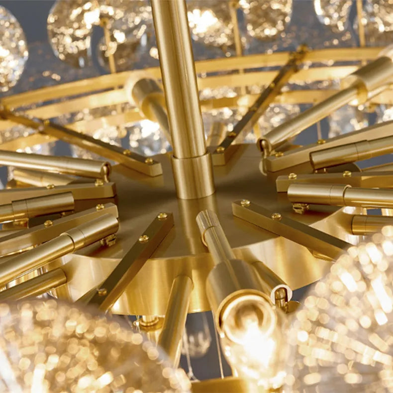 Nordic Luxury Living Room Lotus Pendant Lamp 2024 Modern Crystal Chandeliers Bedroom Restaurant Hotel Home Decor Lustre Fixtures