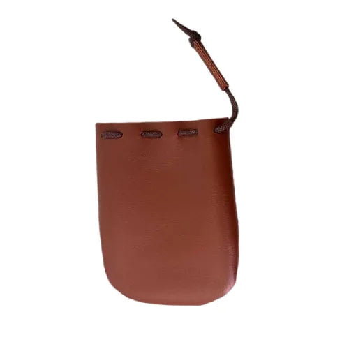 Drawstring Coin Storage Bag Handmade Genuine Leather Unisex Coin Purse Cow Leather Coins Money Pocket Retro Wallet Bags