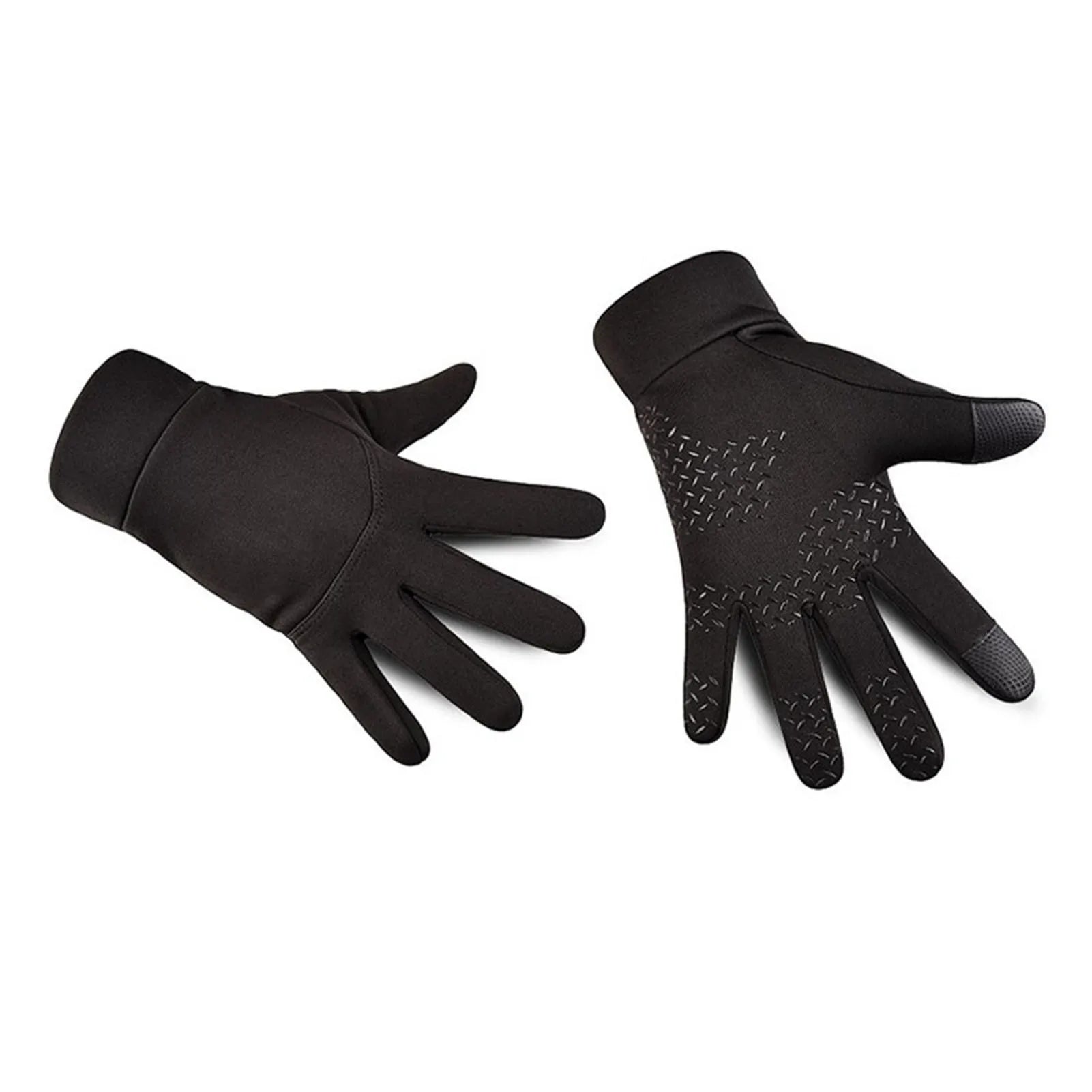 Winter Men Gloves  Windproof Waterproof Brushed Gloves For Outdoor Sports Activities Skiing Black Winter Men Gloves