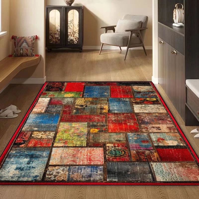 Large Area Carpets for Living Room Easy Clean Non-slip Bedroom Cloakroom Decoration Rugs Washable Sofa Coffee Table Entrance Mat
