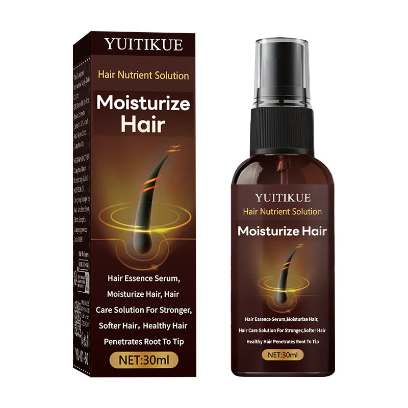 Hair Essence Nutrient Spray 30ml - Deeply Moisturizes & Strengthens Hair, for Stronger Softer Hair, Root to Tip Care