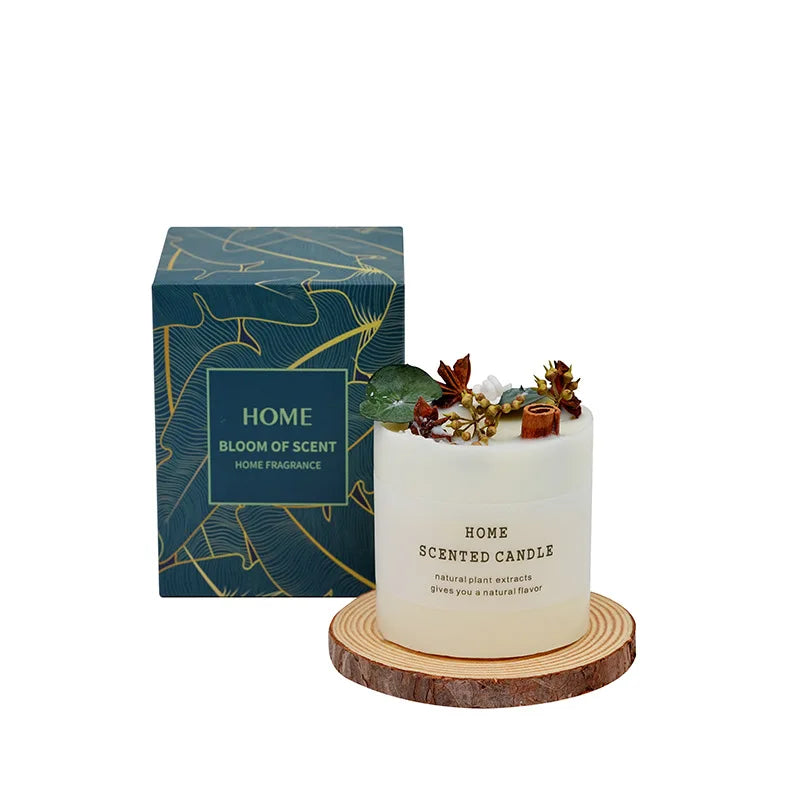 Dried Smokeless Aromatherapy Candles Bare Packaging Scented Candle Home Decora For Valentine's Holiday Decoration