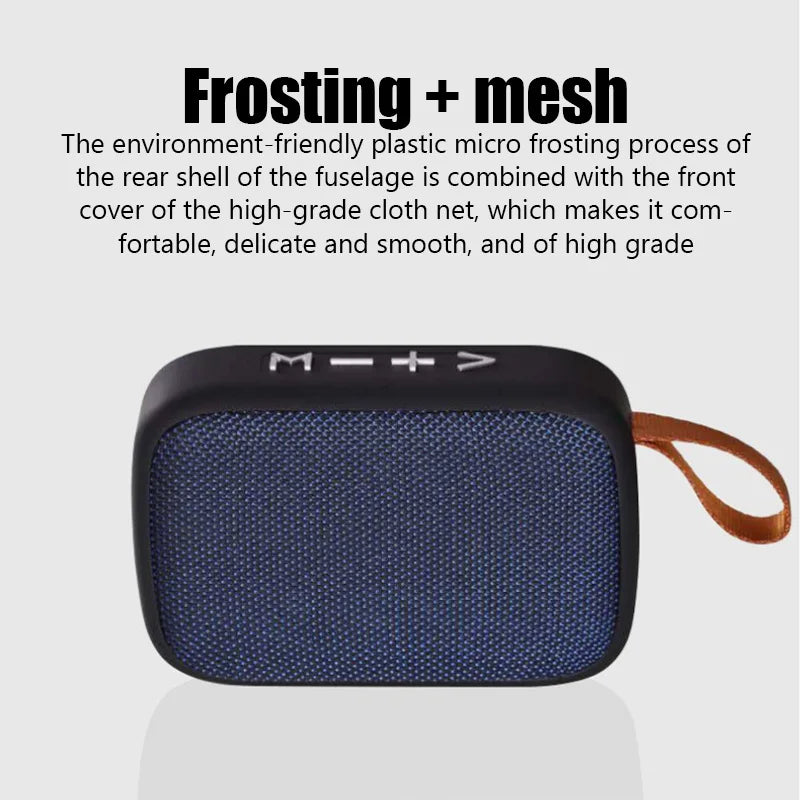 Portable Mini Fabric Strip Bluetooth Speaker Sound 3D Stereo Music Surround Bass Outdoor Speakers Support FM-TF Cards For Phone