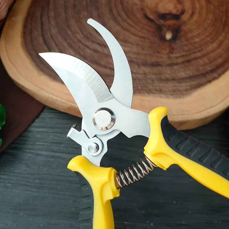Gardening Shears Ergonomic Handle with Sharp Blades Durable Garden Pruning Shears For Harvesting Flower Fruit Labor Saving Tool