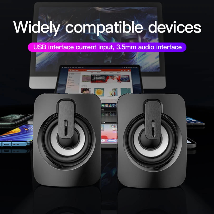 PC Speaker For Computer Laptop Notebook Desktop Caixa De Som Mini Sound Box Music Bocina Column Acoustics Coluna Audio System