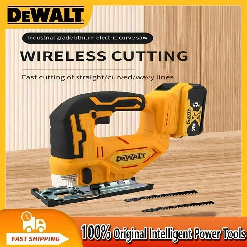 DewaltBrushless Curve Saw 20V Cordless Electric Jig Saw Portable Multifunction Adjustable Woodworking Power Tool