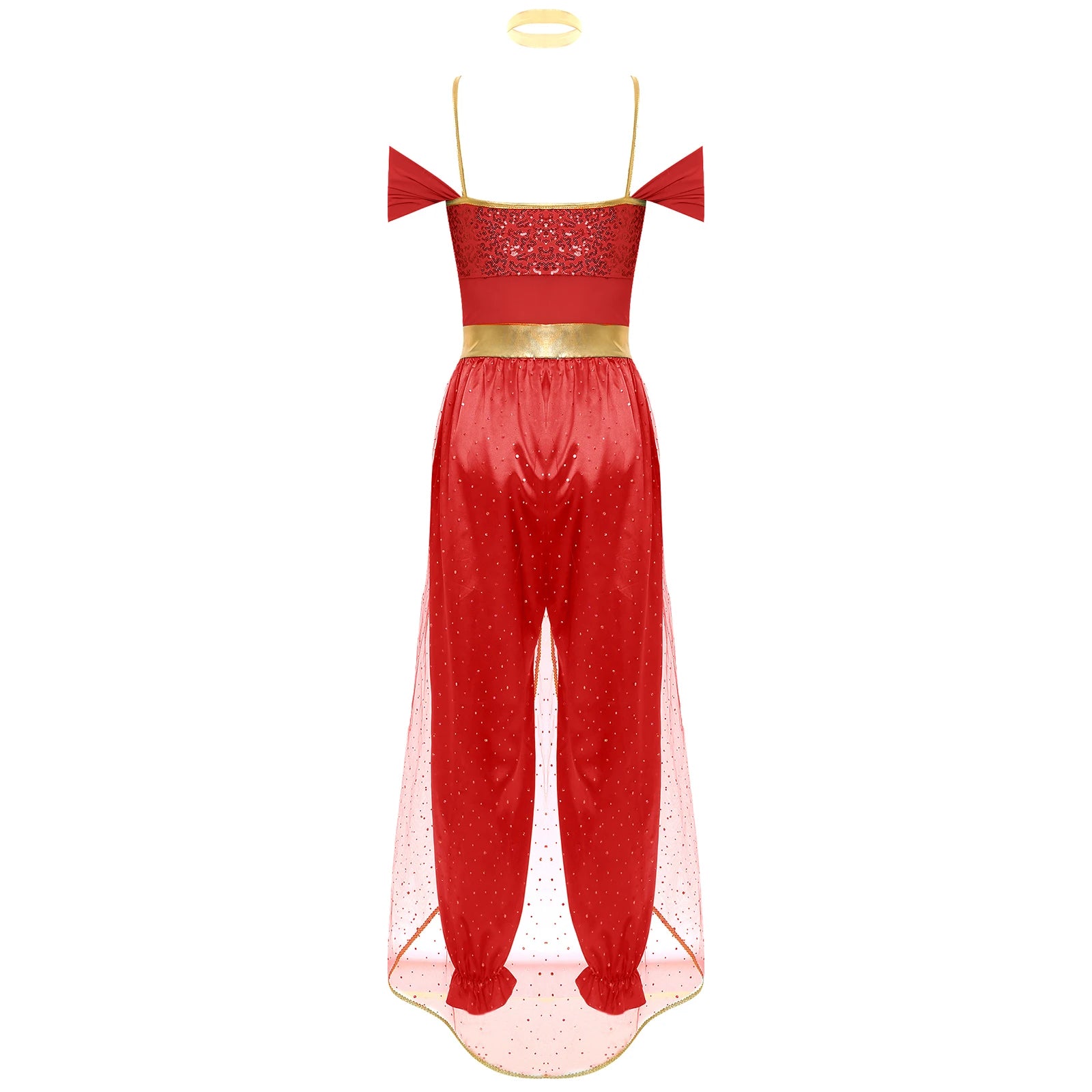 Festival Arabian Princess Costumes Indian Dance Embroider Bollywood Jasmines Costume Party Halloween Cosplay Jasmines Outfit