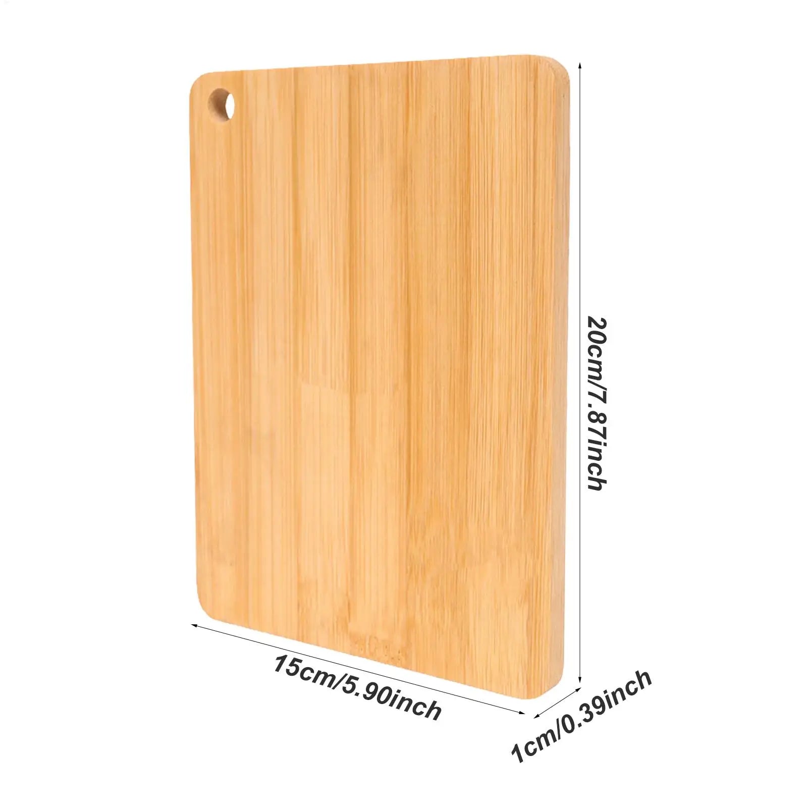 Wooden Cutting Board Bamboo Food Cutting Table Kitchen Serving Board Thickened Chopping Panel for Meat Fruit Vegetables Bread