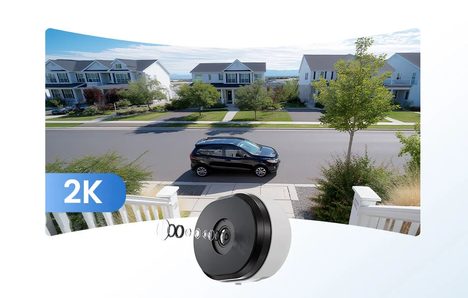 ZOSI C680 3MP Window Security Camera Full Color Night Vision 2K Indoor Plug-in WiFi Surveillance Camera for Home Security