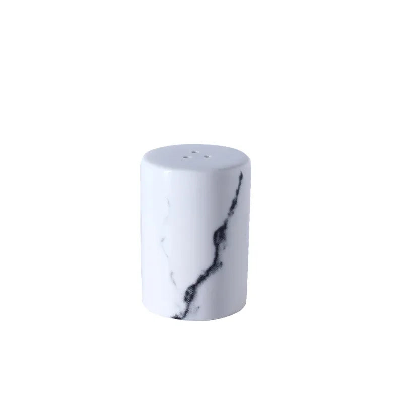 Ceramics Spice Jar Marbling Seasoning Bottle Nordic Style Creative Pepper Bottle Household Kitchen Supplies Spice Container