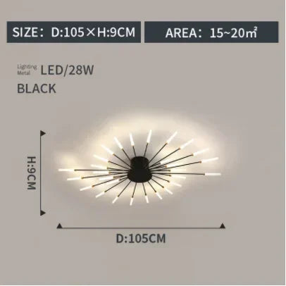 Modern LED Ceiling Lamp Luxury Household Living Dining Room Chandelier Home Decor Bedroom Pendant Light Kitchen Lustres Fixtures